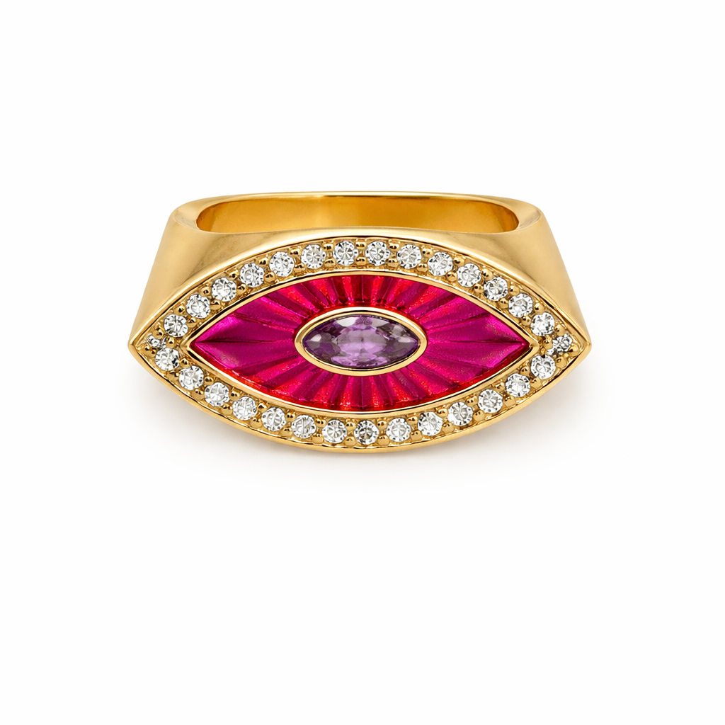 Pink Oracle Ring
