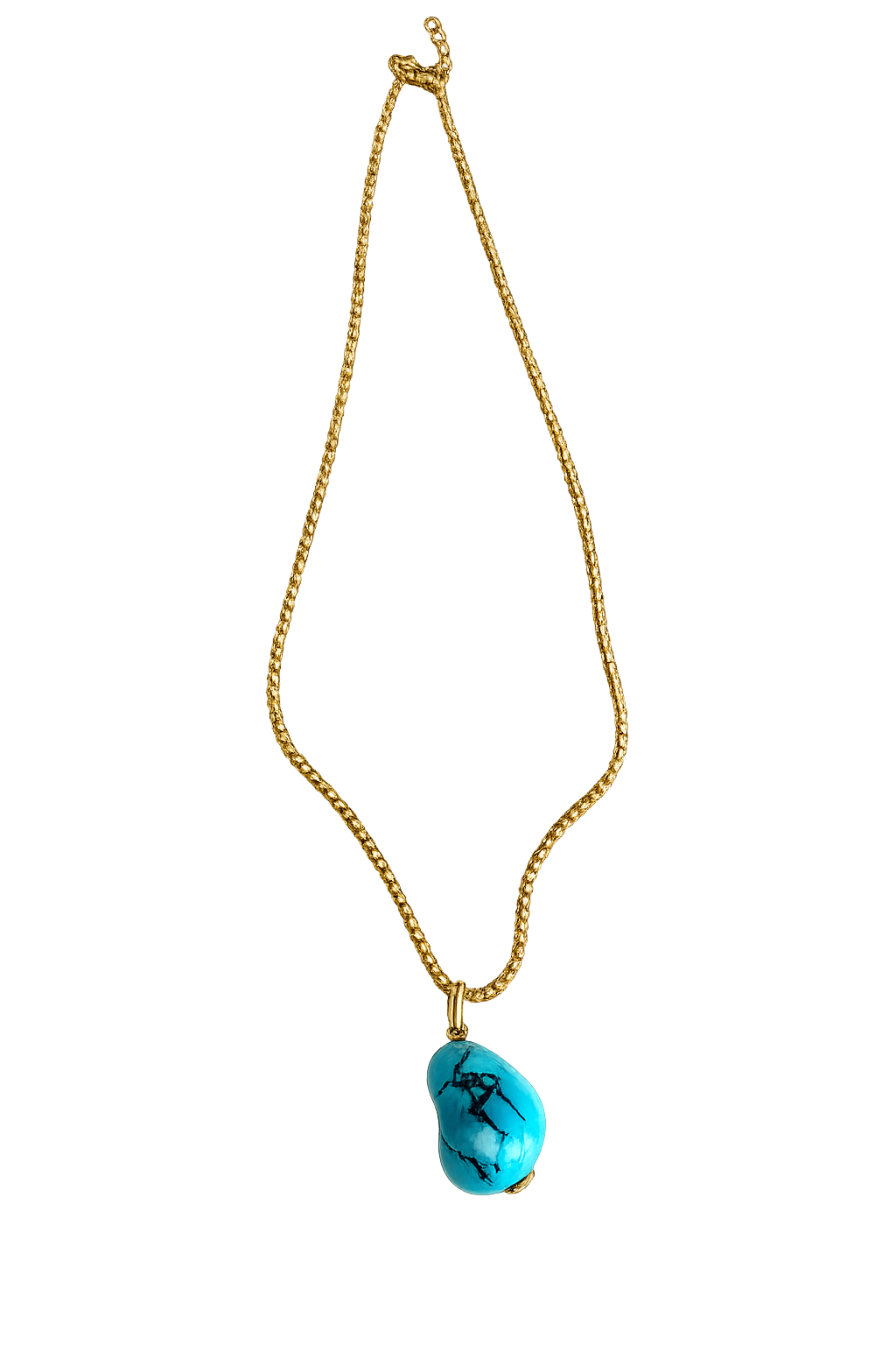 Azure Drift Turquoise Pendant Necklace