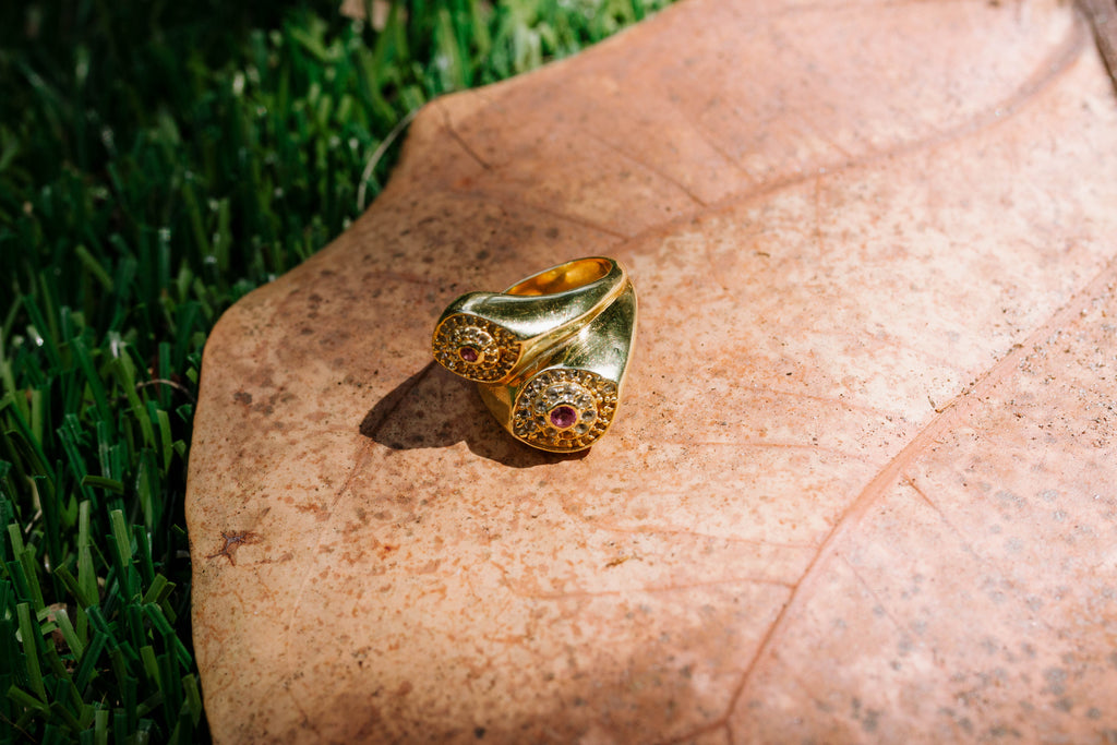 Evil Eye Statement Ring