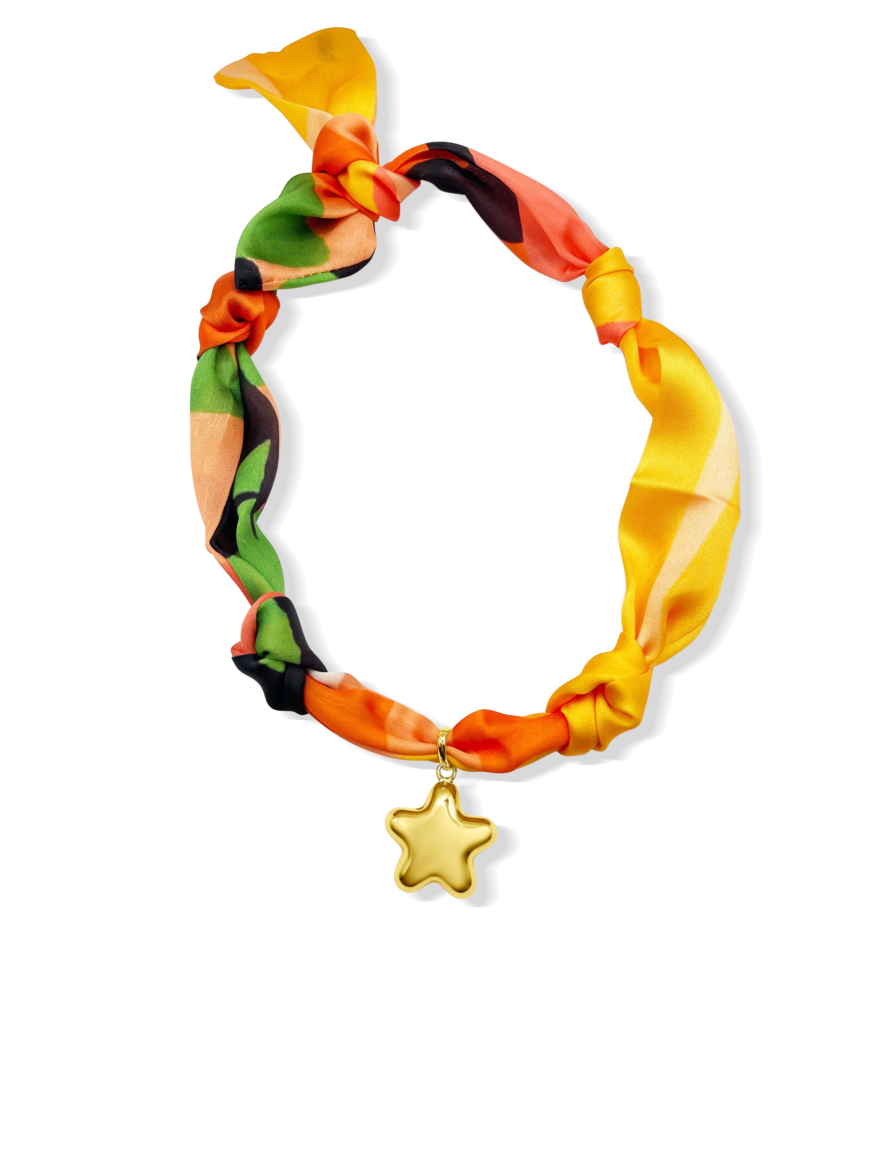 Oversized Star Scarf Necklace