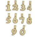 CZ Bubble Number Charm