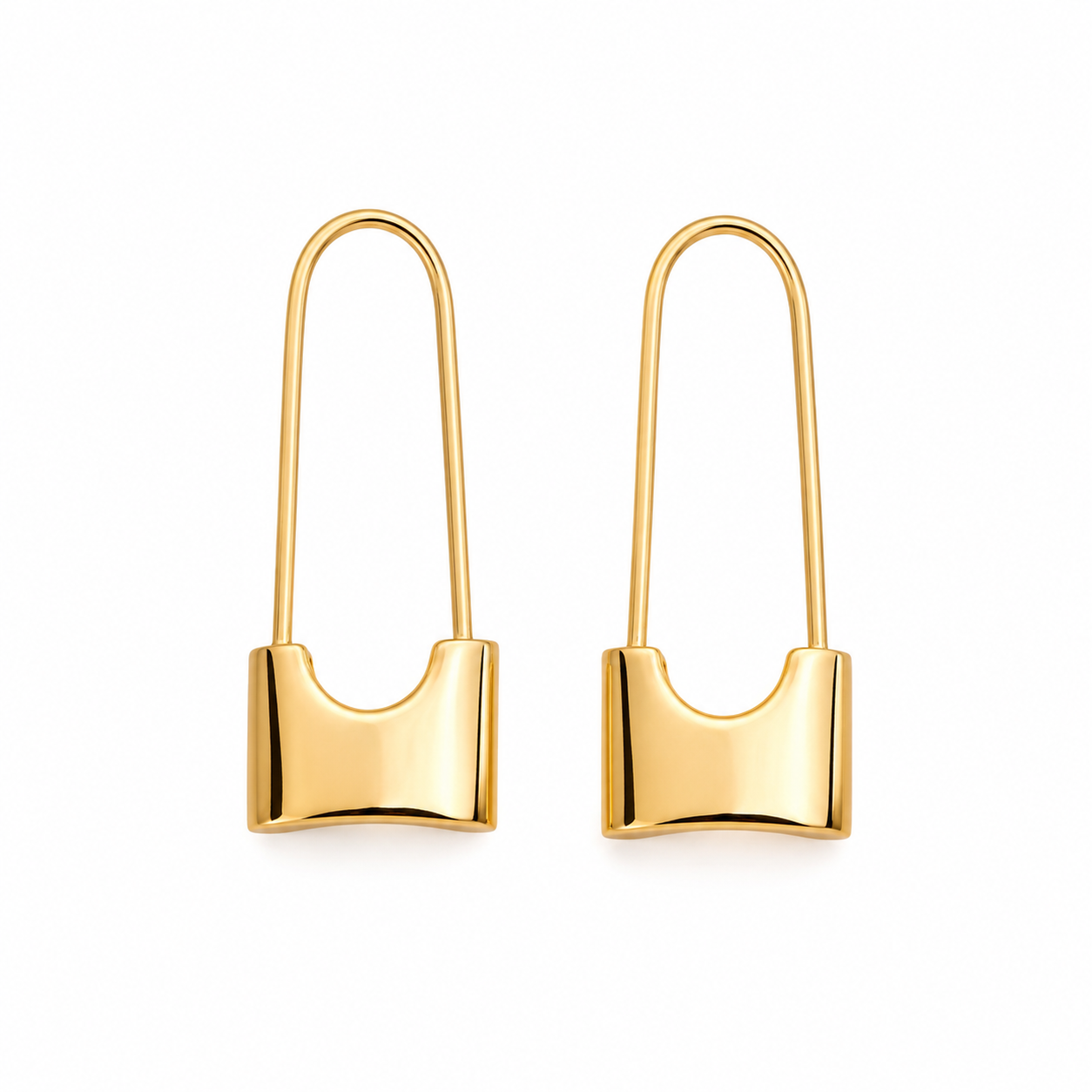 Lock Drop Earring