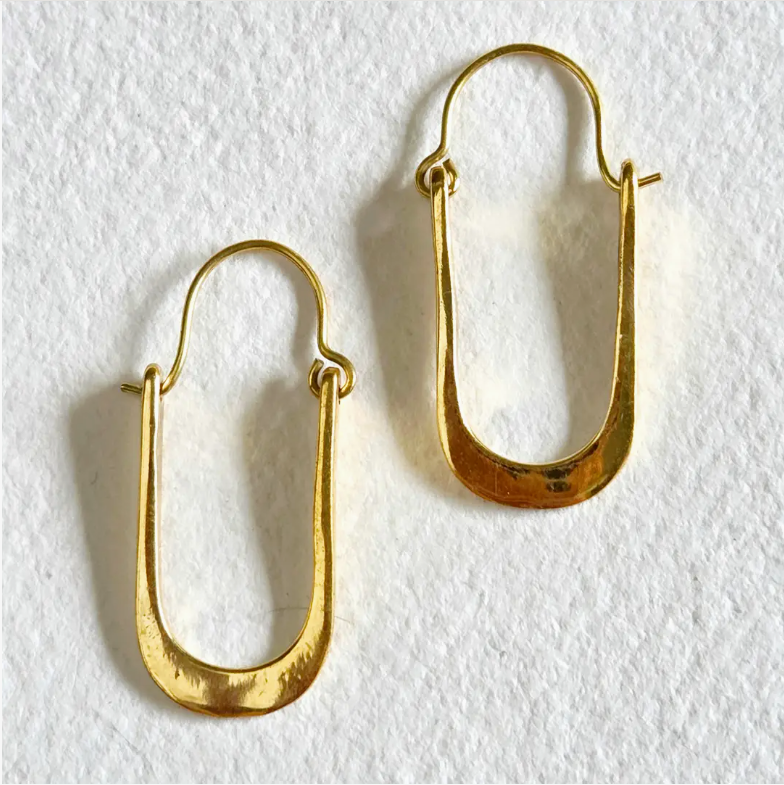 Frame Brass Hoops