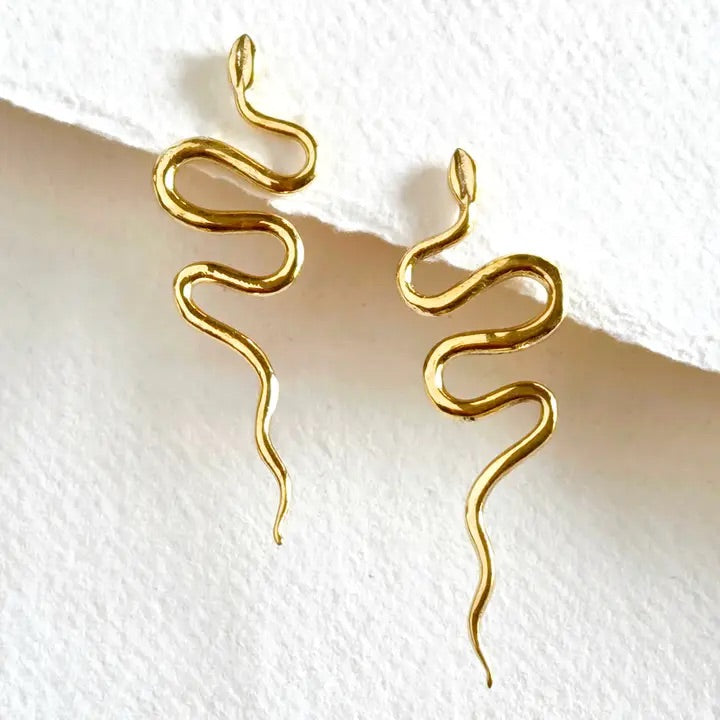Snake Charmer Statement Earrings