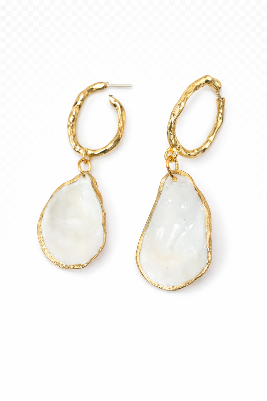 Caroline Oyster Hoops