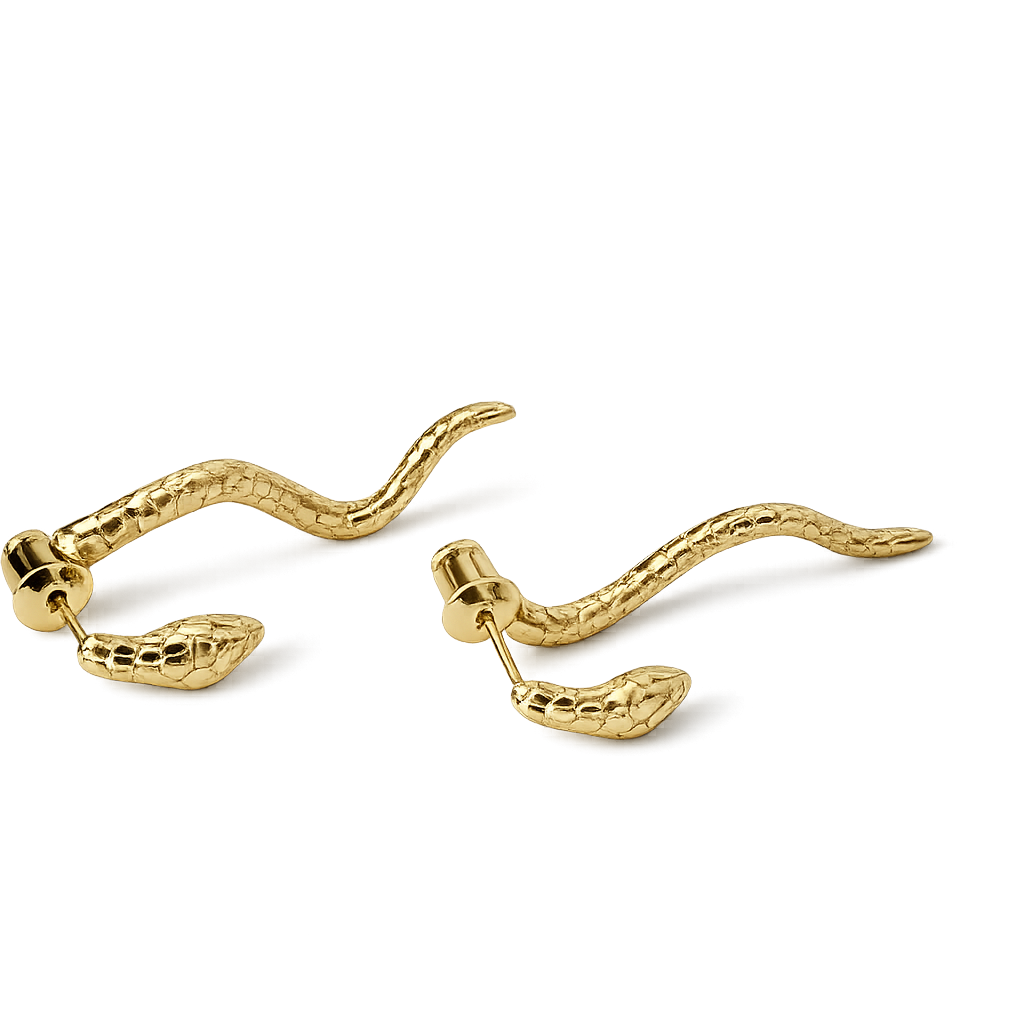 Cleo Serpent Earrings
