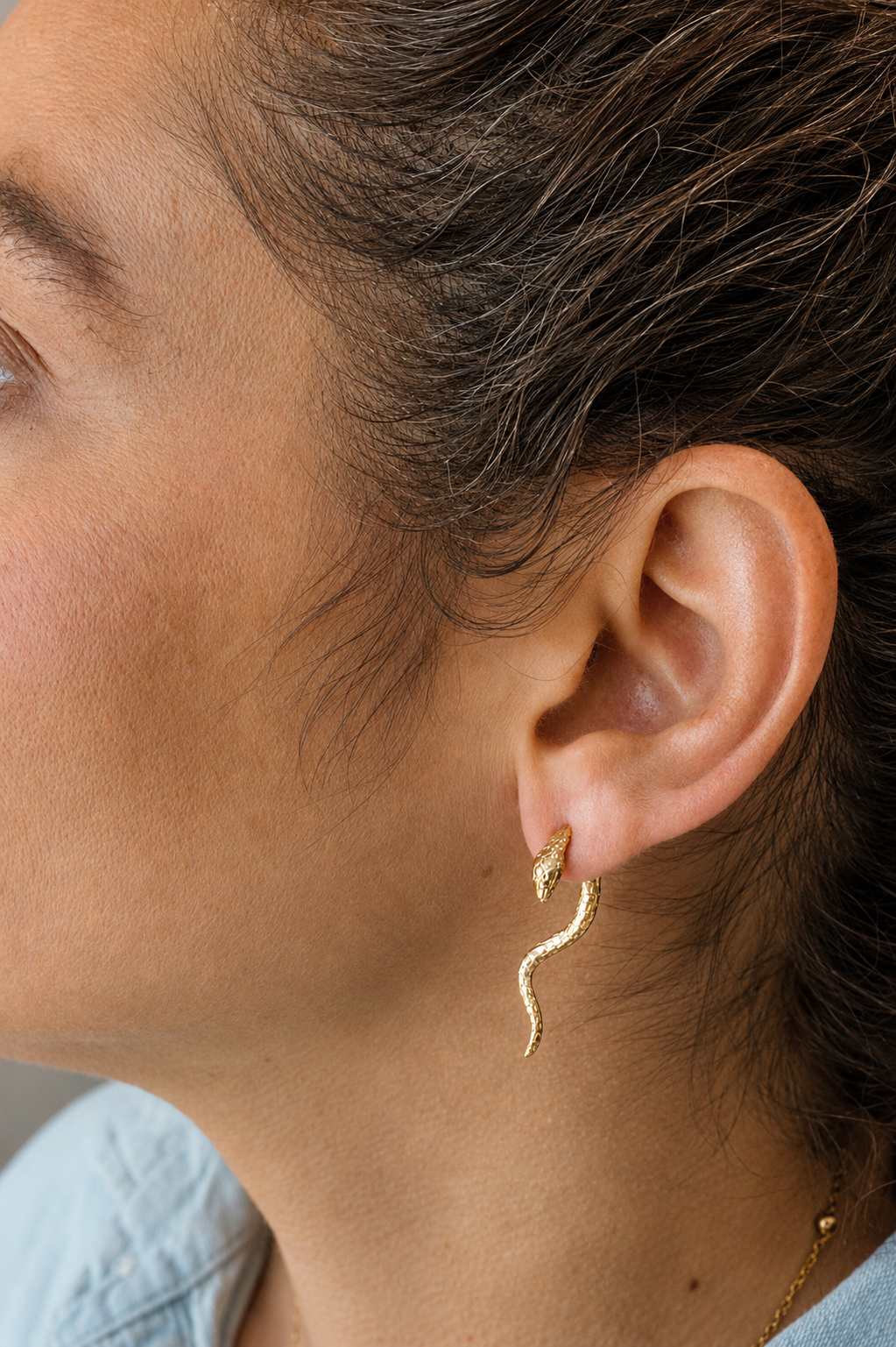 Cleo Serpent Earrings